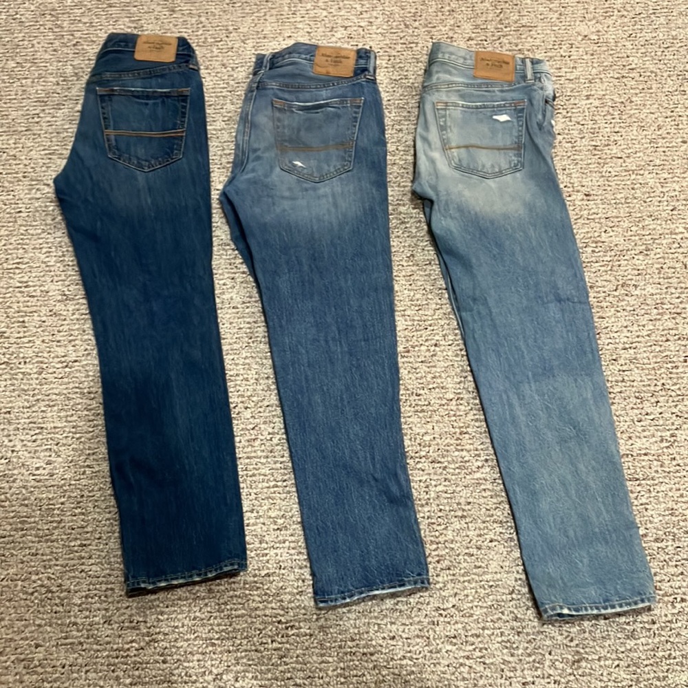 Abercrombie Fitch pants 3 together
